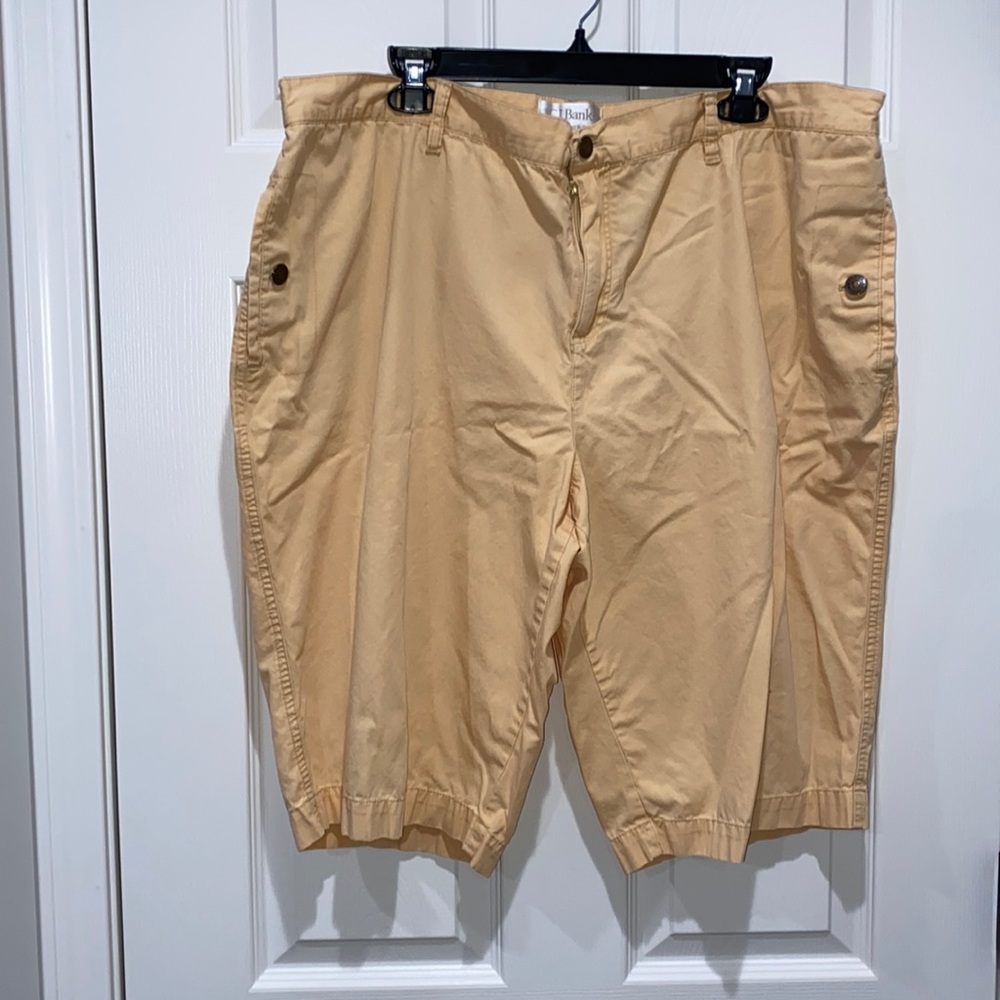 CJ Banks size 20 long shorts - color mustard